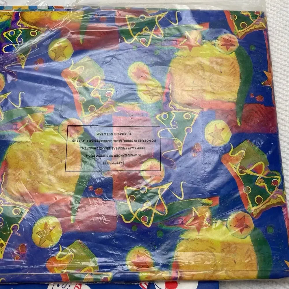 Vintage gift bags and vintage wrapping paper